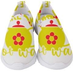 Make Tea Not War  Kids  Slip On Sneakers by ConteMonfrey