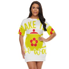 Make Tea Not War  Just Threw It On Dress