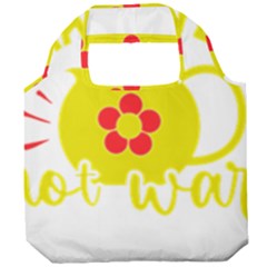 Make Tea Not War  Foldable Grocery Recycle Bag