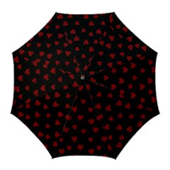 Small Cute Hearts  Golf Umbrellas by ConteMonfrey