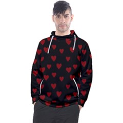 Small Cute Hearts  Men s Pullover Hoodie