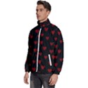 Small Cute Hearts  Men s High Neck Windbreaker View2