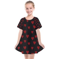 Small Cute Hearts  Kids  Smock Dress by ConteMonfrey