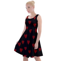 Small Cute Hearts  Knee Length Skater Dress