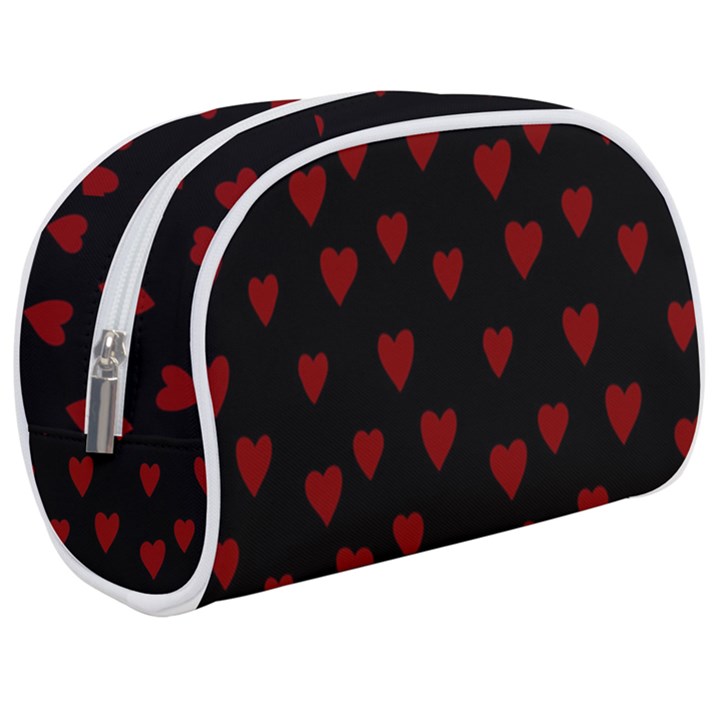 Small Cute Hearts  Make Up Case (Medium)