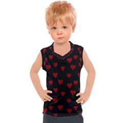 Small Cute Hearts  Kids  Sport Tank Top