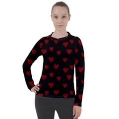 Small Cute Hearts  Women s Pique Long Sleeve T-shirt