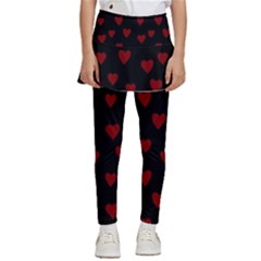 Small Cute Hearts  Kids  Skirted Pants