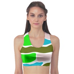 Geometric Bricks    Fitness Sports Bra by ConteMonfrey