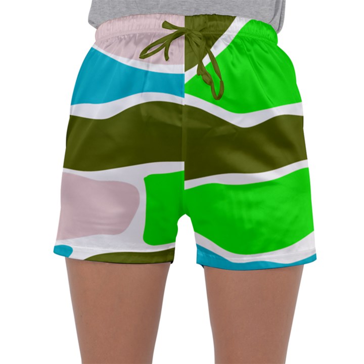 Geometric Bricks    Sleepwear Shorts