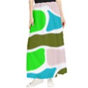 Geometric Bricks    Maxi Chiffon Skirt View1