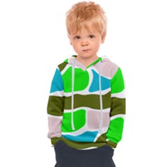 Geometric Bricks    Kids  Overhead Hoodie