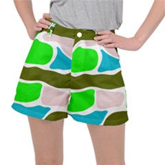 Geometric Bricks    Women s Ripstop Shorts