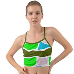 Geometric Bricks    Mini Tank Bikini Top