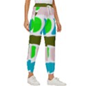 Geometric Bricks    Women s Cropped Drawstring Pants View3