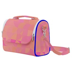 Geometric Pink Ocean  Satchel Shoulder Bag by ConteMonfrey