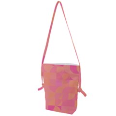 Geometric Pink Ocean  Folding Shoulder Bag by ConteMonfrey