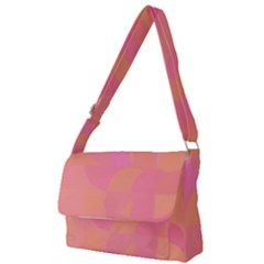 Geometric Pink Ocean  Full Print Messenger Bag (s) by ConteMonfrey