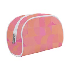 Geometric Pink Ocean  Make Up Case (small) by ConteMonfrey