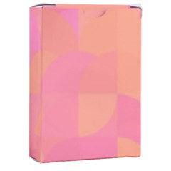 Geometric Pink Ocean  Playing Cards Single Design (rectangle) With Custom Box