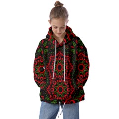 Purple, Blue And Pink Eyes Abstract Forms Geometric Kids  Oversized Hoodie