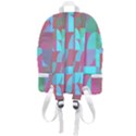 Geometric Ocean Purple Blue Pink Zip Bottom Backpack View3