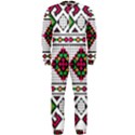 Ukrainian Folk Seamless Pattern Ethnic Ornament Border Element Traditional OnePiece Jumpsuit (Men) View1