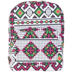 Ukrainian Folk Seamless Pattern Ethnic Ornament Border Element Traditional Full Print Backpack