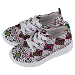 Ukrainian Folk Seamless Pattern Ethnic Ornament Border Element Traditional Kids  Lightweight Sports Shoes