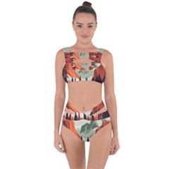 Mountains Bandaged Up Bikini Set 