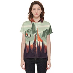 Mountains Short Sleeve Pocket Shirt