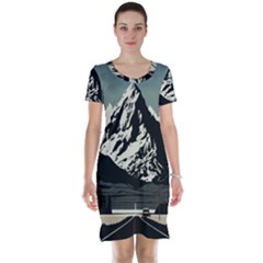 Mountains Short Sleeve Nightdress