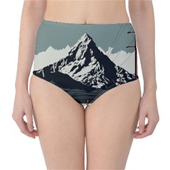 Mountains Classic High-waist Bikini Bottoms by Salmanaz77