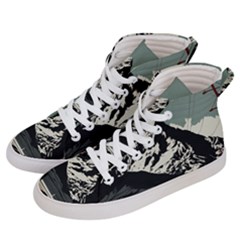 Mountains Men s Hi-top Skate Sneakers by Salmanaz77