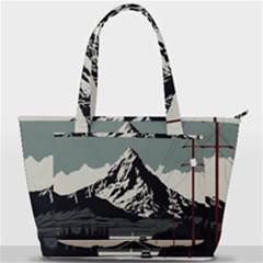 Mountains Back Pocket Shoulder Bag 