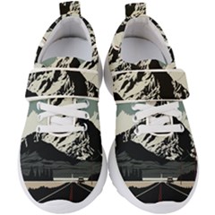 Mountains Kids  Velcro Strap Shoes