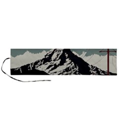 Mountains Roll Up Canvas Pencil Holder (l)