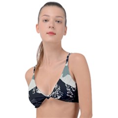 Mountains Knot Up Bikini Top