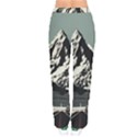 Mountains Women Velvet Drawstring Pants View2