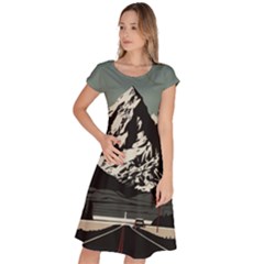 Mountains Classic Short Sleeve Dress