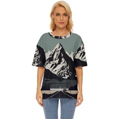 Mountains Oversized Basic T-shirt