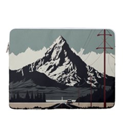 Mountains 15  Vertical Laptop Sleeve Case With Pocket by Salmanaz77