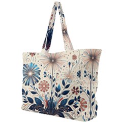 Flowers Bloom Blossom Flora Modern Simple Shoulder Bag by Salmanaz77