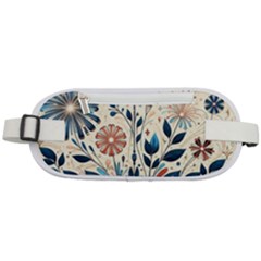 Flowers Bloom Blossom Flora Modern Rounded Waist Pouch by Salmanaz77