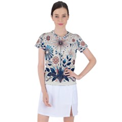 Flowers Bloom Blossom Flora Modern Women s Sports Top