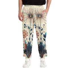 Flowers Bloom Blossom Flora Modern Men s Elastic Waist Pants