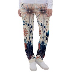 Flowers Bloom Blossom Flora Modern Women s Casual Pants by Salmanaz77