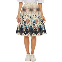 Flowers Bloom Blossom Flora Modern Classic Short Skirt