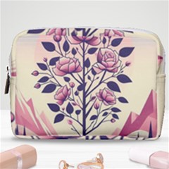 Roses Flowers Bloom Nature Blossom Make Up Pouch (Medium)