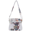 Flower Vase Nature Bloom Blossom Zipper Messenger Bag View3